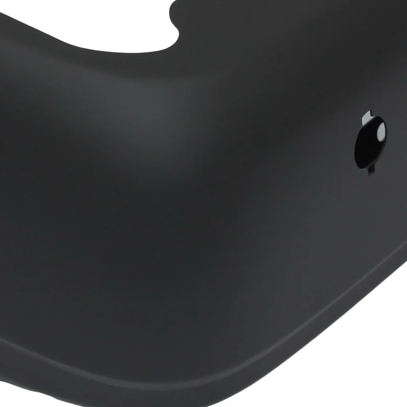 المصد الأيسر والأيمن مع ثقوب أغطية نهاية سوداء المصد الخلفي الفولاذي شريط الوجه ينتهي المصد لـ 2009-2014 Ford F150 #5