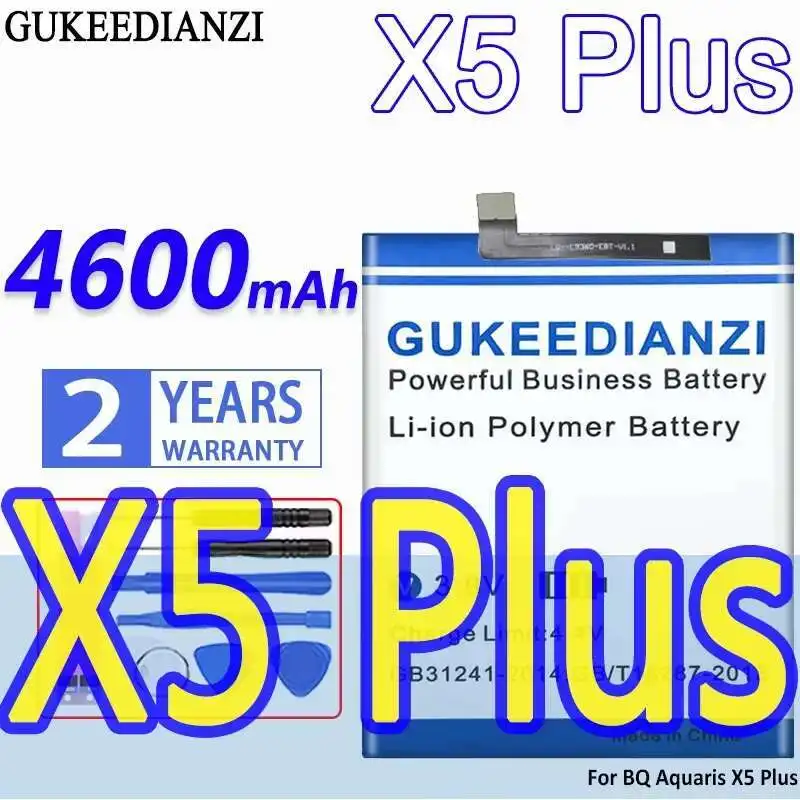 

For BQ Aquaris X5 Plus Plus 3200 IN Mobile Phone Battery Lightweight 4600mAh Reliable Replacement