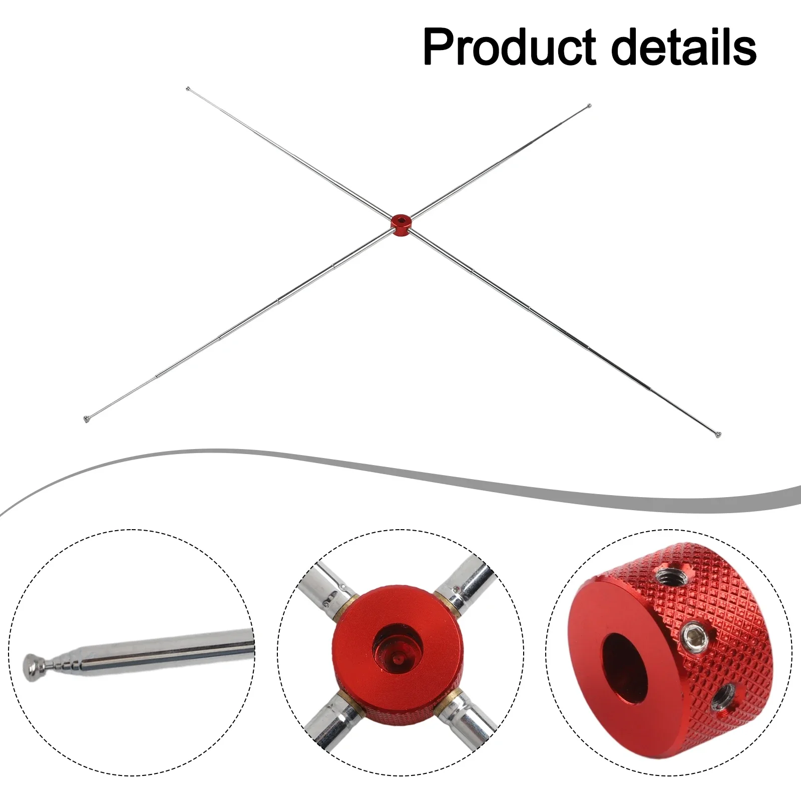 

Telecommunication Accessory Aluminum Alloy Extender Compact And Lightweight Design Antenna Enhancement For JPC12 Antenna