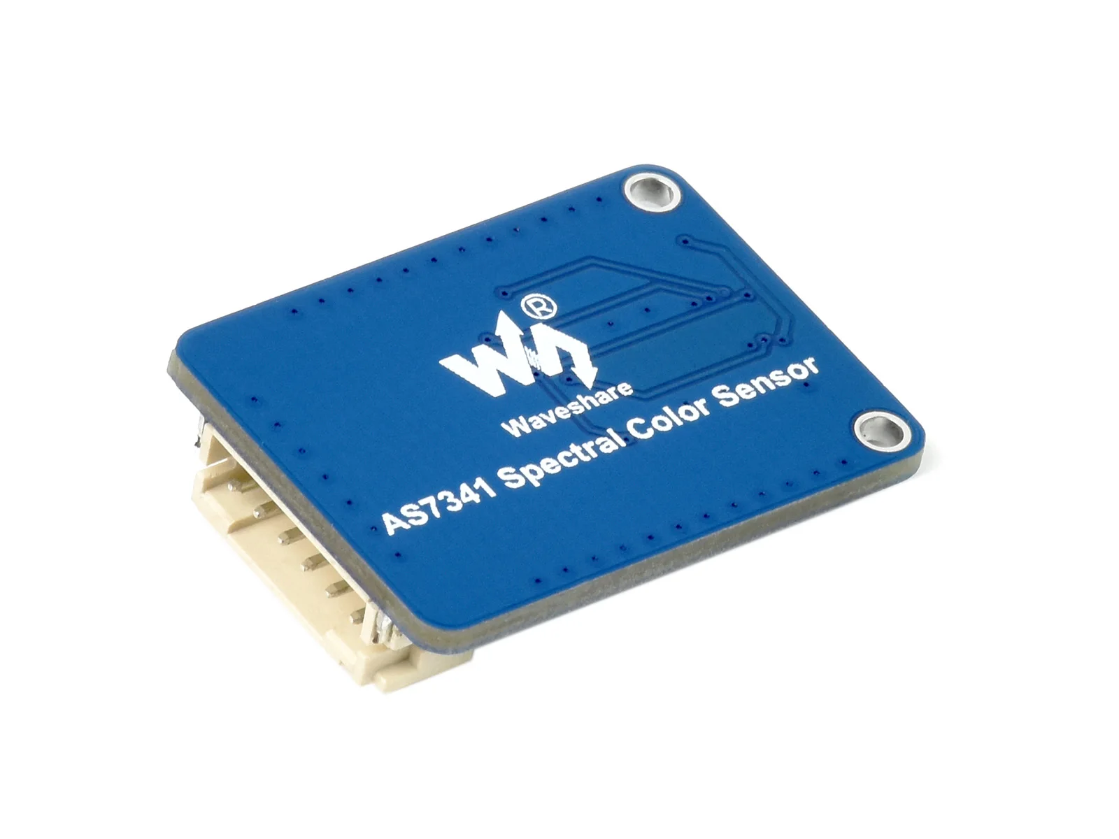 Sensor Waveshare AS7341 Spectrale Kleur, sensor de espectro Zichtbare, Multi Kanalen, Hoge Precisie, ônibus I2C