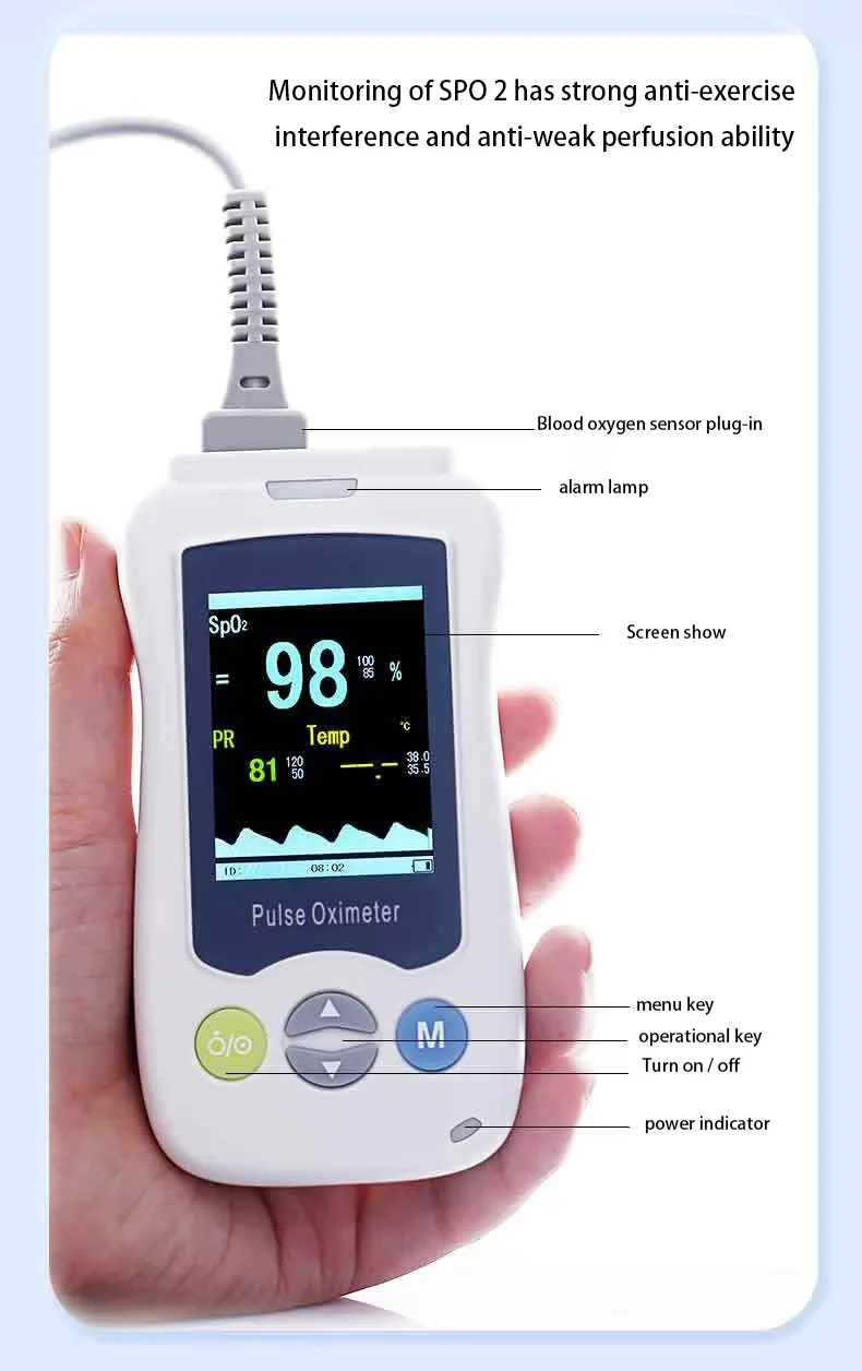 Pulse Oximeter for Pet  Pressure and SPO2  Handheld Oximeter Veterinary Pulse Oximeters