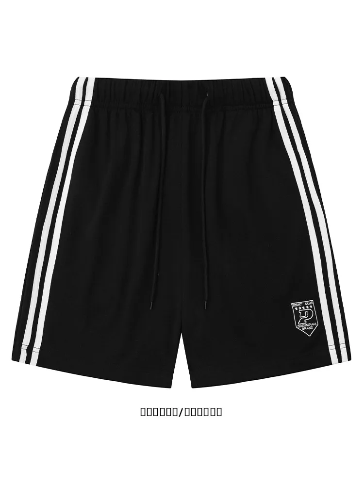 

Шорты свободного кроя с вышитыми буквами и полосками, повседневные, для подростков и молодежи, летняя одежда, придающая энергию.