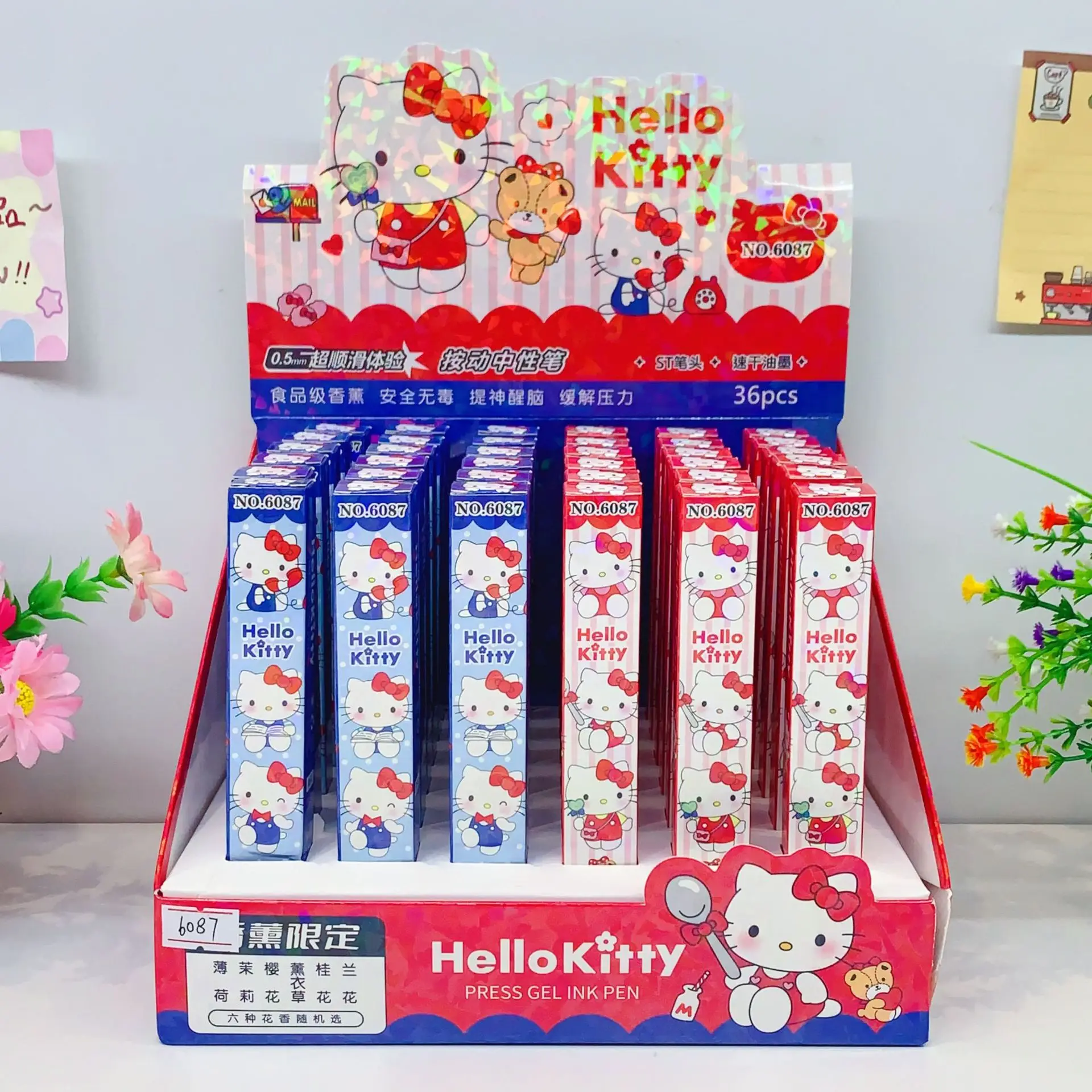 

New model Hello kitty Gel Pen Cute 0.5mm Black Ink Neutral Pens Promotional Gift Office School Supply