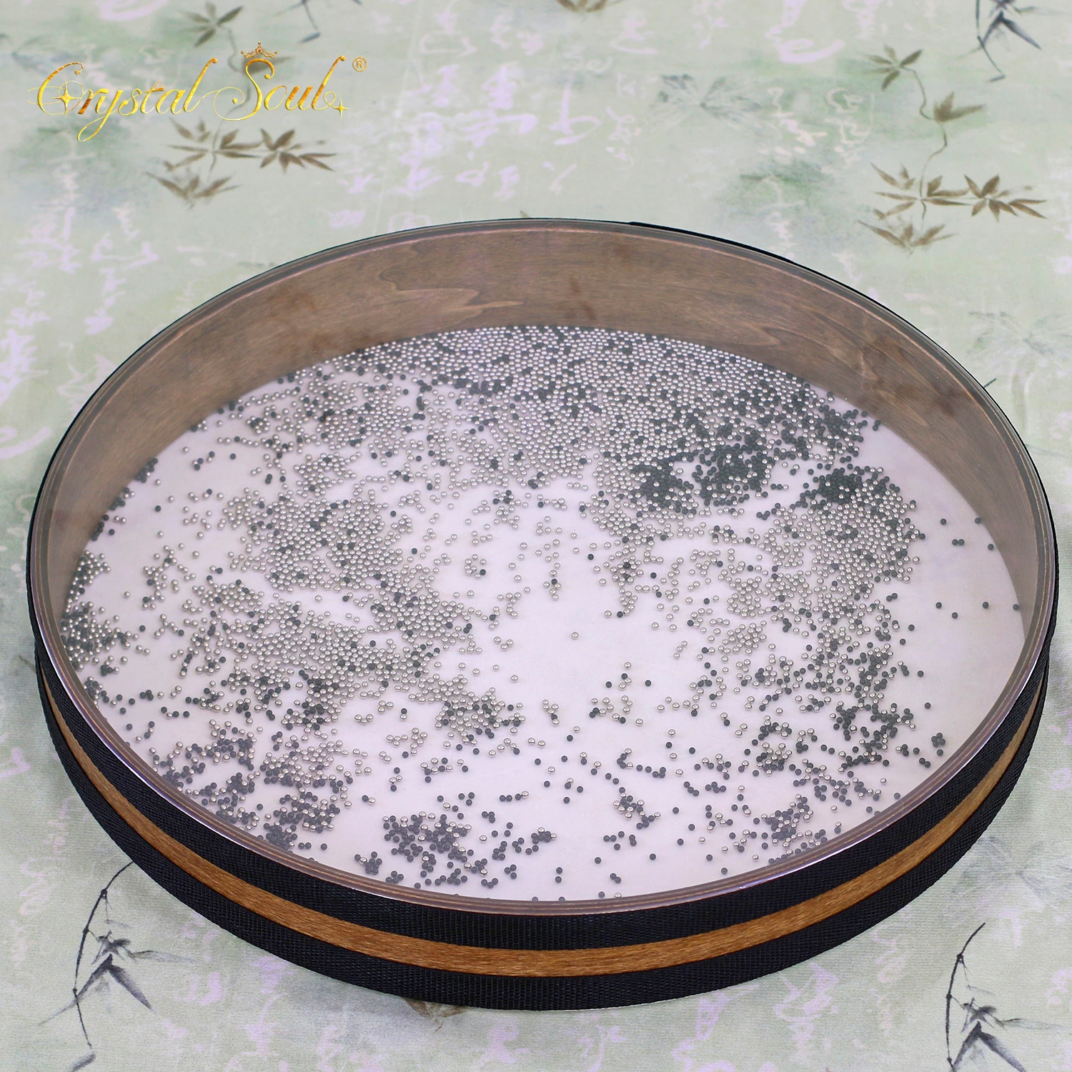 

CrystalSoul prefect Ocean Wave sound Bead Hand Drum with Filled Steel Balls
