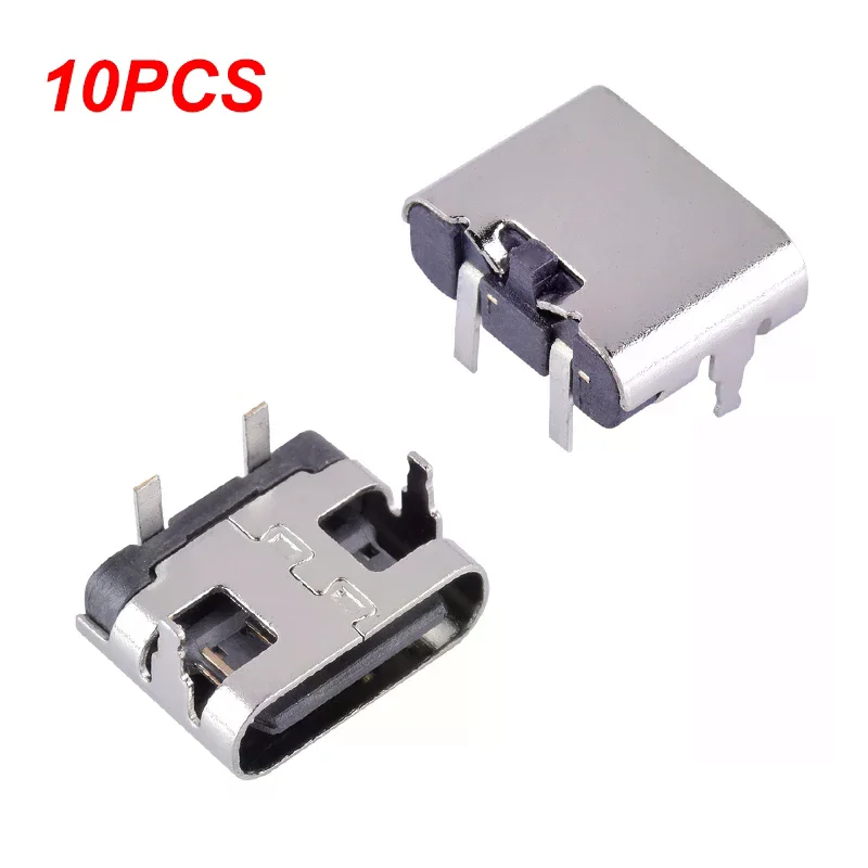 Micro USB Type-C connector socket, USB 3.1 Type-C female power socket, 10 2-pin, used for mobile phone charging port