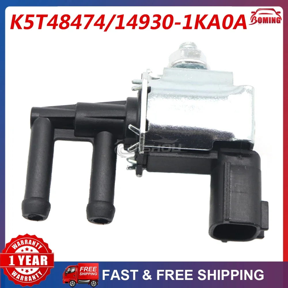 K5T48474 Fits For Nissan- Sentra Maxima K5T48583 14930-1KA0A K5T48583 14930-AX00A New Car Vapor Canister Purge Solenoid Valve