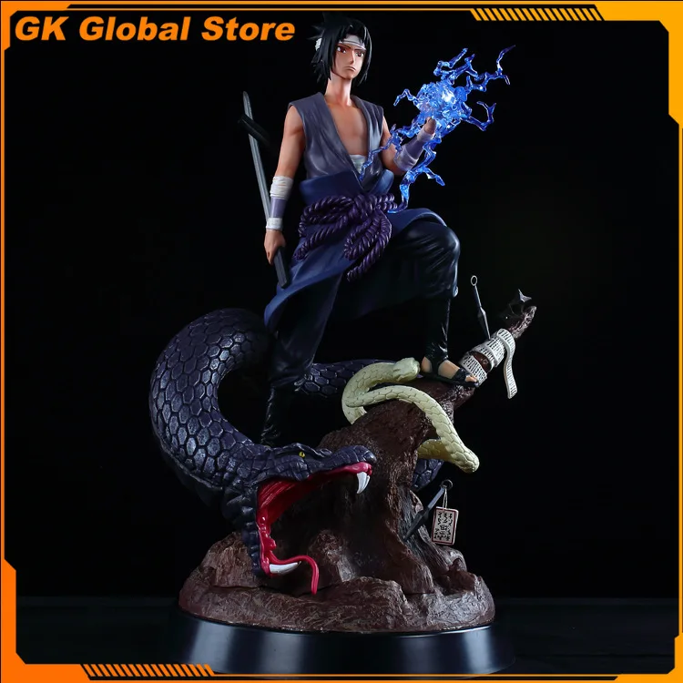 

32cm New Dragon Ball Anime Figure Uchiha Sasuke Perimeter PVC Model Statue Desktop Decoration Ornaments Kids Christmas Gifts Toy