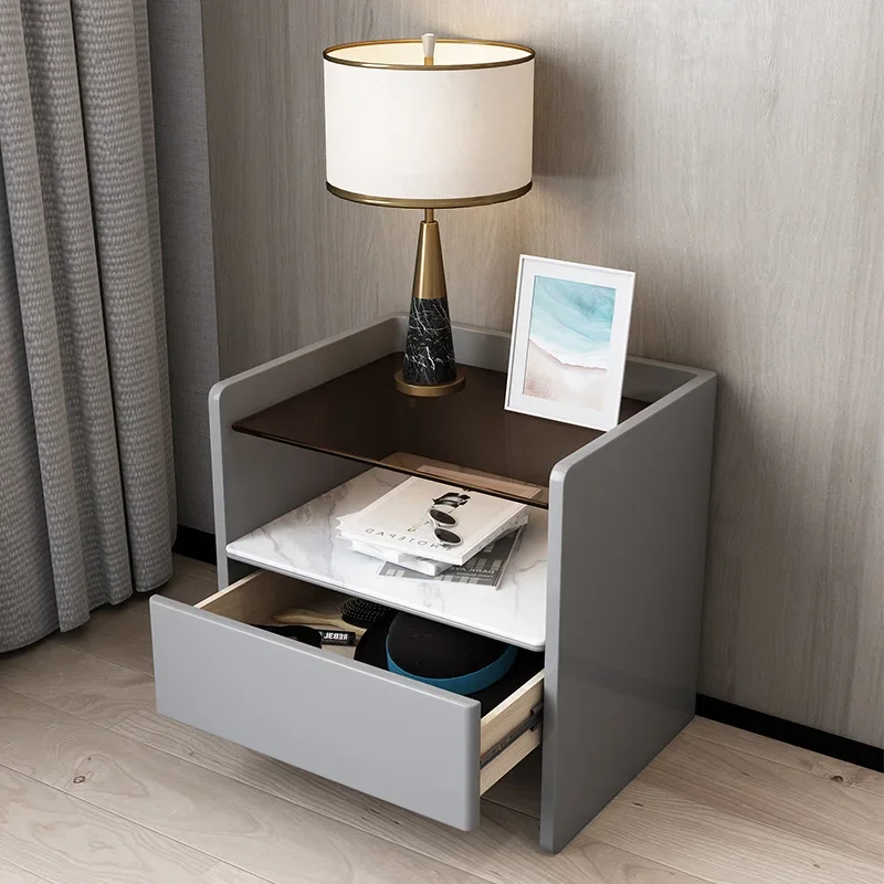 Drawers Cheap Bedside Table Unique Narrow Complete Small Bedside Table Decorative Makeup Mesillas De Noche Italian Furniture