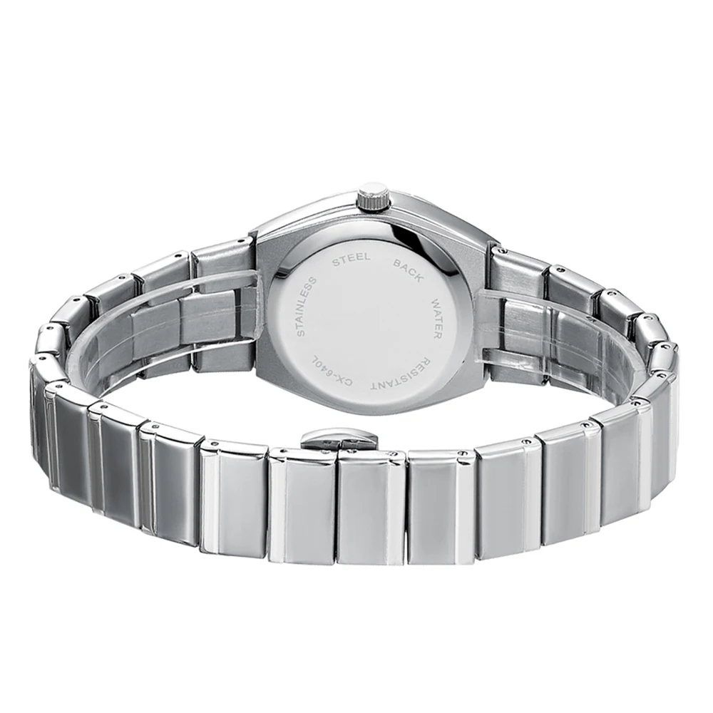 CHENXI Роскошные мужские часы, серебряные, из нержавеющей стали, кварцевые, с датой, водонепроницаемые наручные часы, модные повседневные мужские часы, подарки, новинка 2023 года