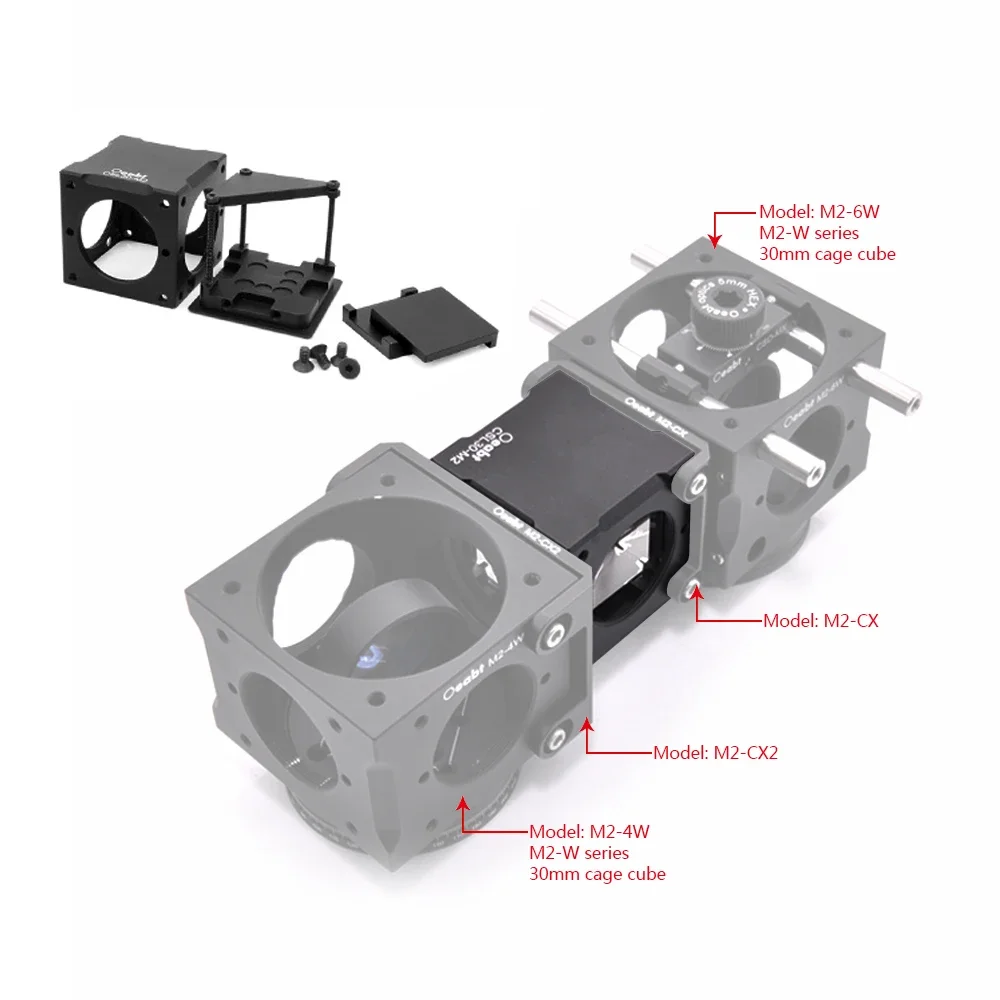 CSL30-M2 30mm Cage Cube Polarization Beam Splitting Cube Mounting Cage Kit Optical Experiment research