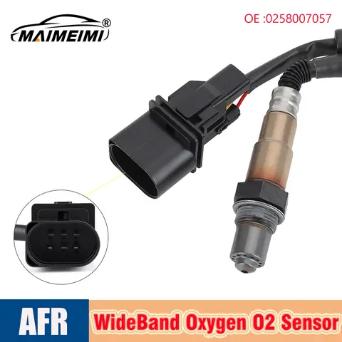 Lambda O2 Oxygen Sensor 0258007057 17014 LSU 4.2 Wideband AFR Upstream 02 Gauge AFR Lnline Controller 6-Pins
