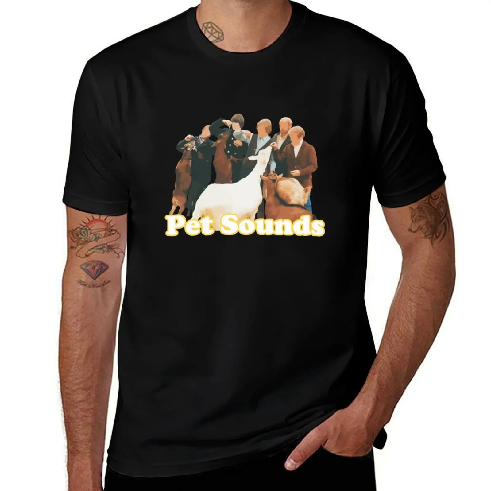 

Pet Sounds Minimalist Album Cover T-Shirt t shirt man designer t shirt man plain man t shirt cotton high quality T-shirt