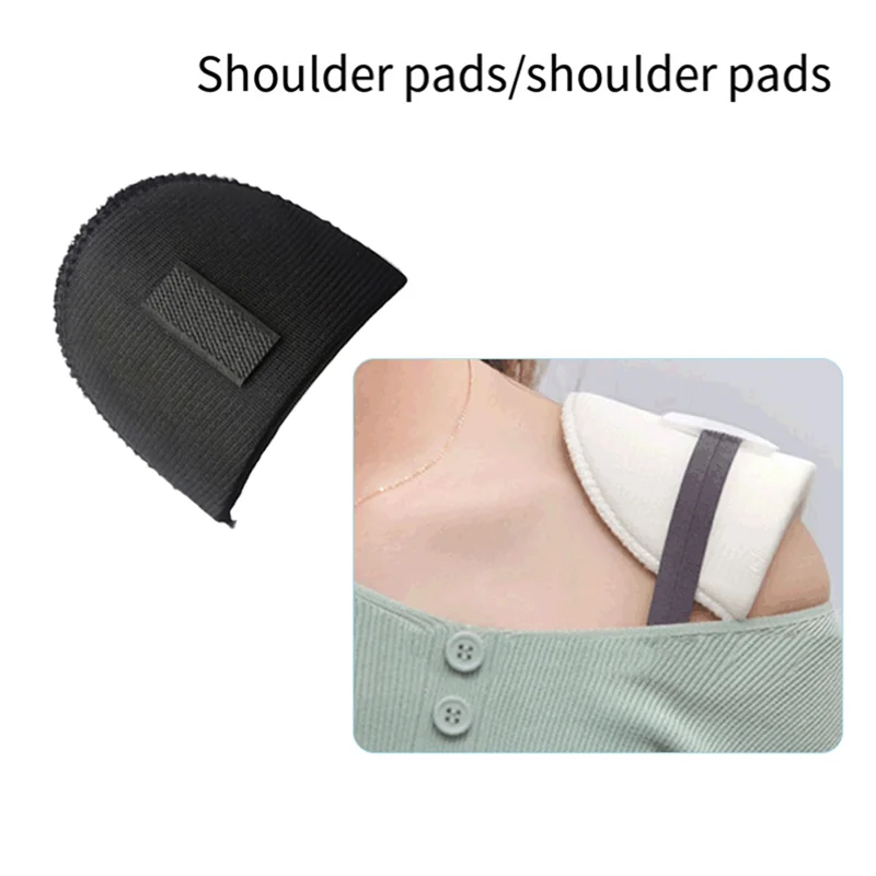 TOP ข้อเสนอ 4 คู่ชุดไหล่ความหนา Breathable ฟองน้ํา Pads ไหล่ Enhancer สําหรับไหล่ลาดสูงต่ําเสื้อยืด