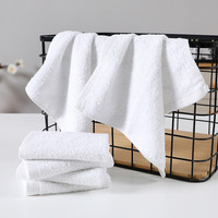 3Pcs/set 30x30cm Square White Thicken Terry Cotton Soft Absorbent Home Kitchen Dish Cloth Multifunctional Cleaning Hand Towel