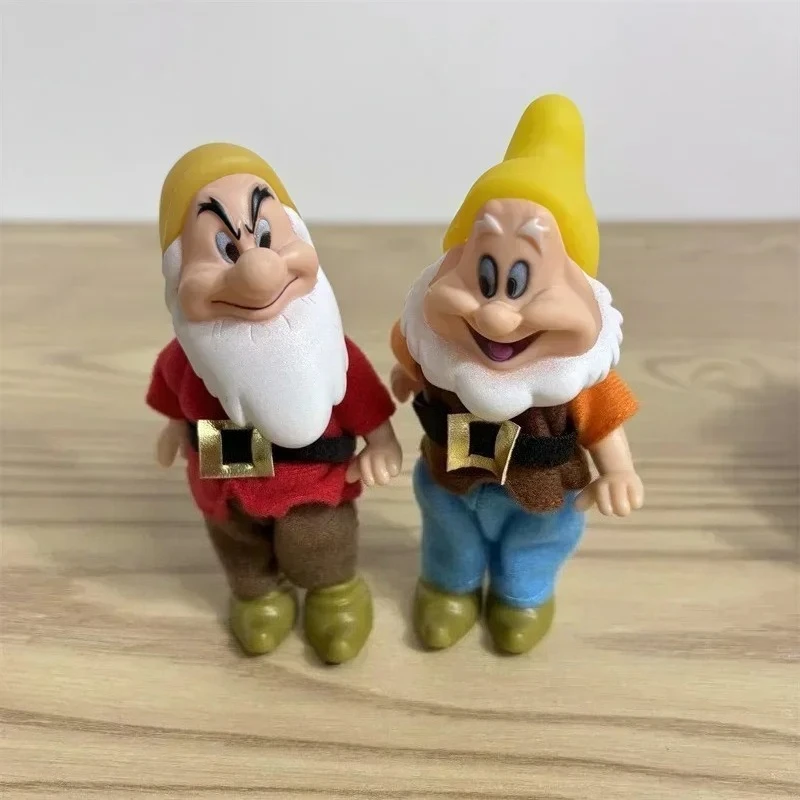 

7 шт., 10 см, фигурка Белоснежки и семь гномов, коллекция кукол из ПВХ для детей, подарки на день рождения, игрушки принцессы Диснея