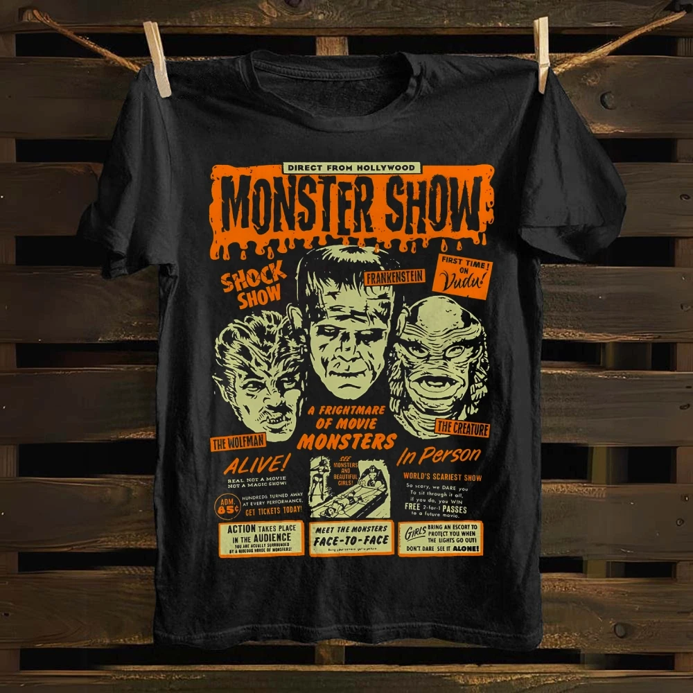 Unisex cotton Horror Shock Show T-shirt