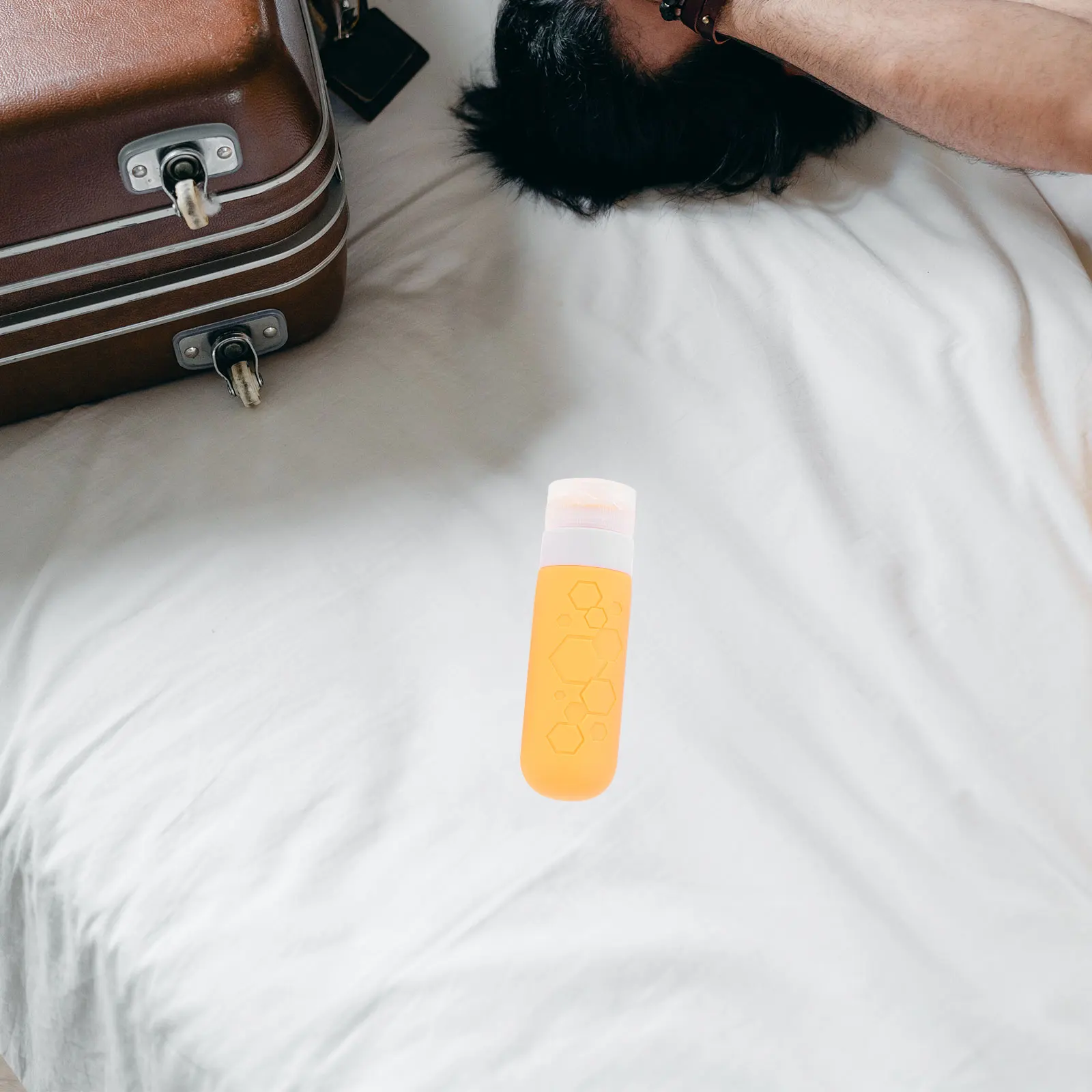 

4Pcs Silicone Travel Bottles Set 90Ml Reusable Leak-Proof Toiletry Containers for Shampoo Lotion Conditioner Outdoor Portable