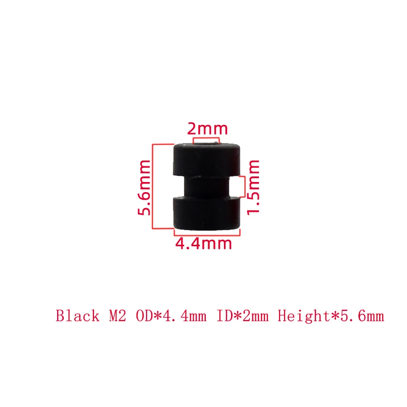 10PCS M2/M3 Gummi Stoßdämpfer Silikon Dämpfung Ball Anti-vibration Bälle Für FPV Drone Quadcopter Flug control F4 F7