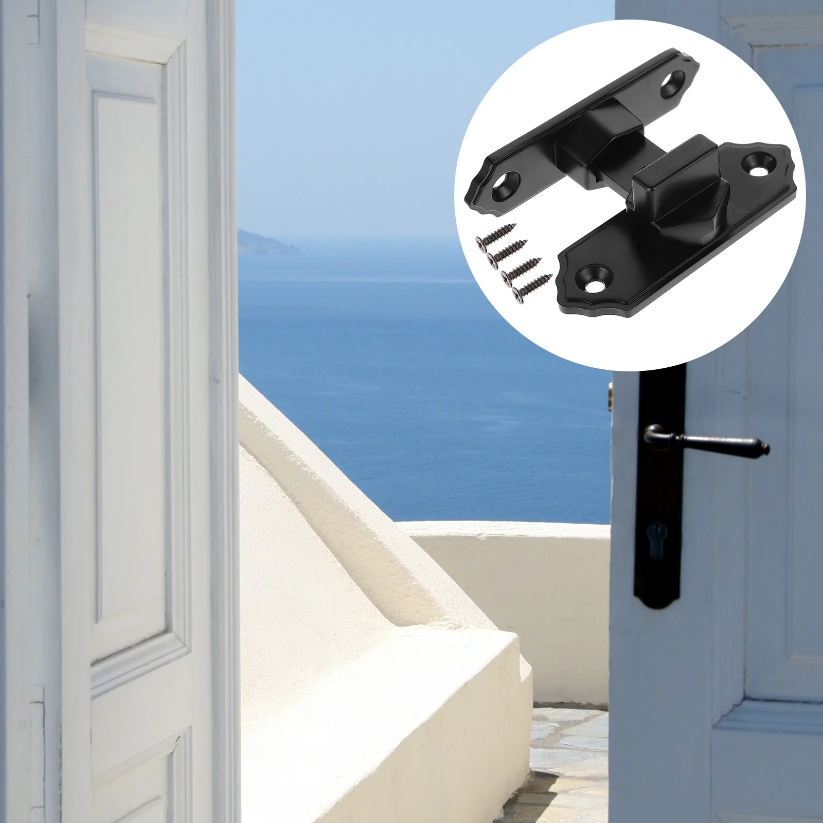 

Прямоугольный дверной замок, засов из цинкового сплава, защелка для поверхностного монтажа, фурнитура для раздвижных ворот, спальня, сарай, гаражная дверь, безопасность