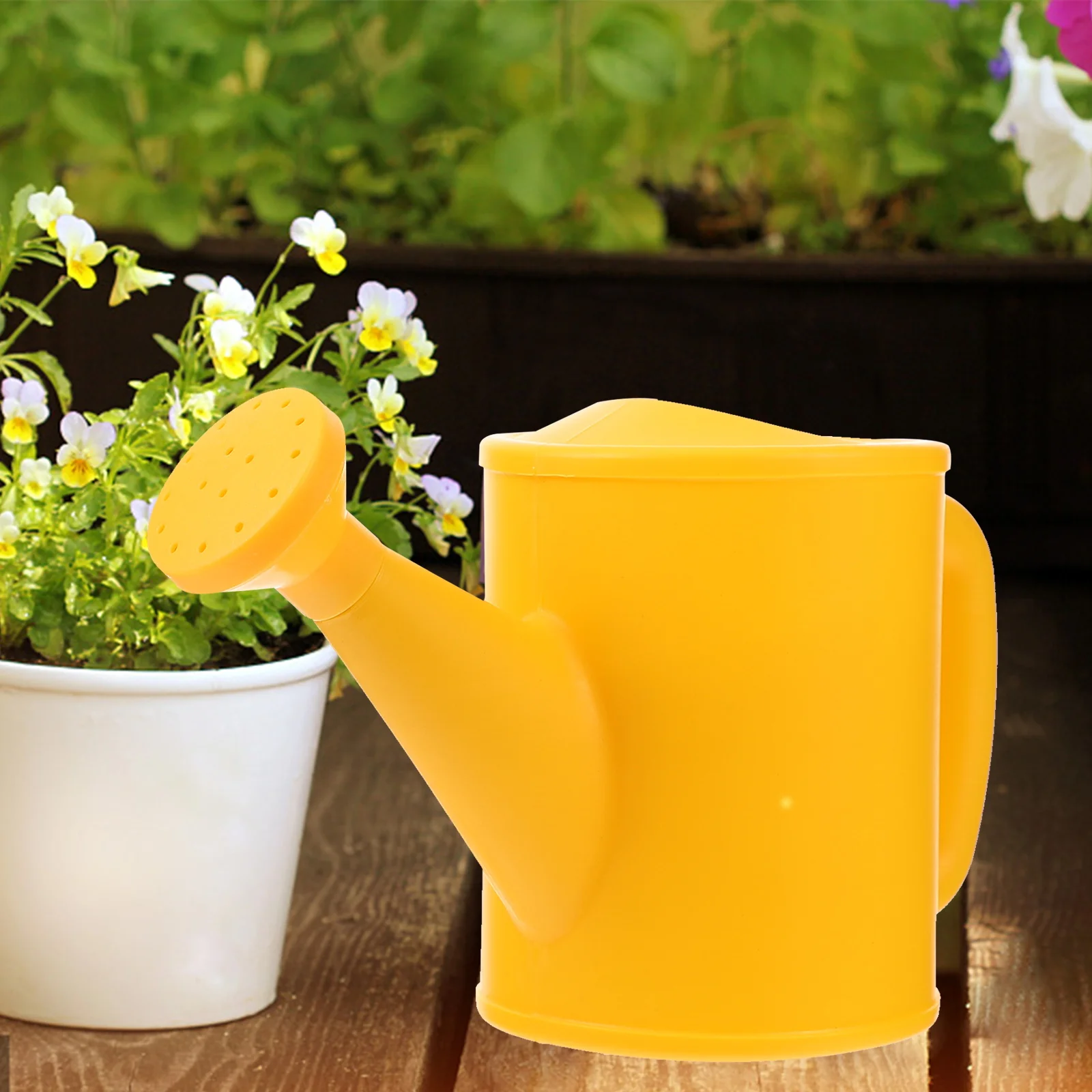 

1pc Plastic Watering Can For Kids Indoor Plants Long Spout Home Garden Tool Refillable Lightweight Durable Bonsai Flower Plant