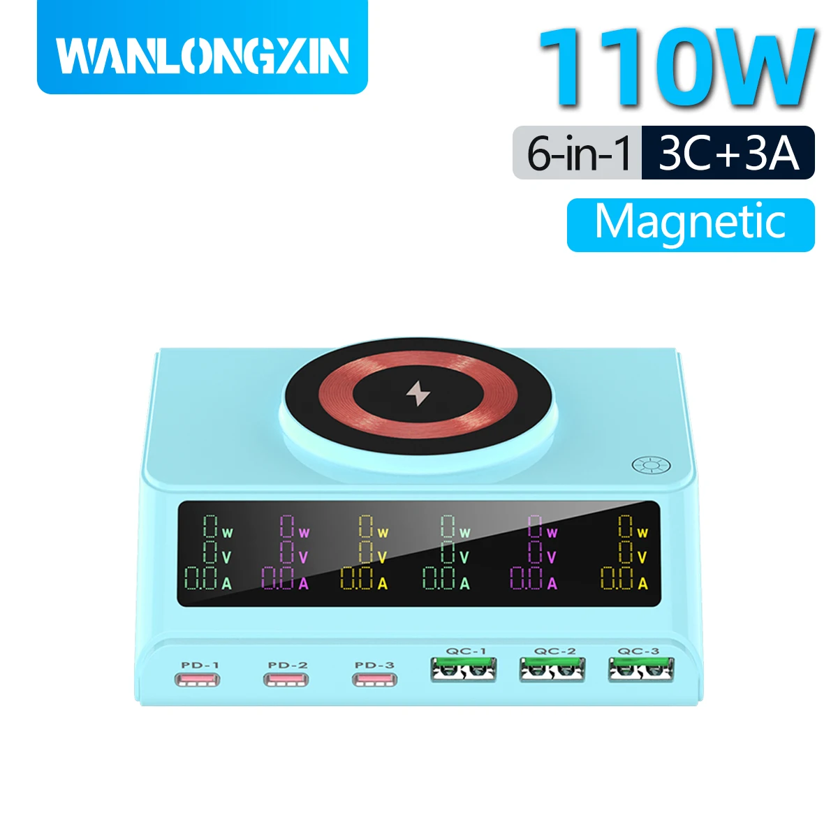 110W Gan Charger 6 …