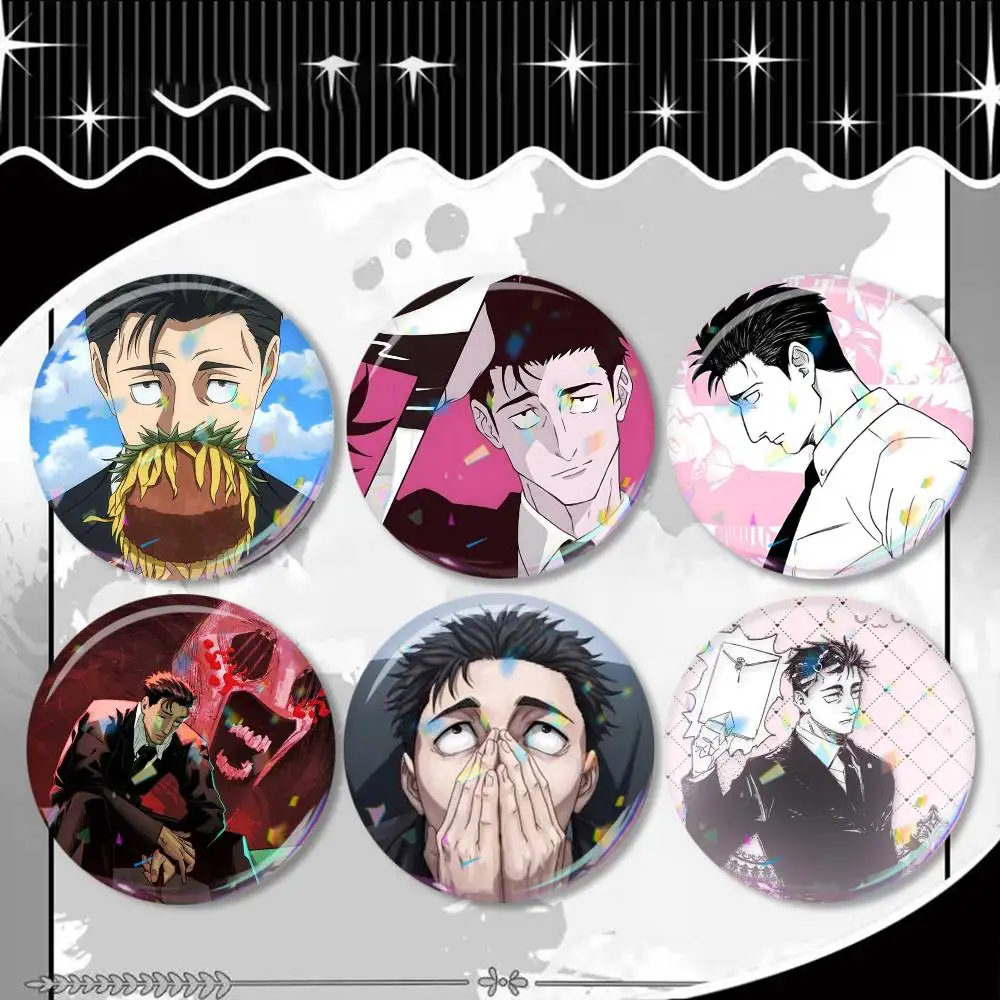 

Hiromi Higuruma Laser Badge Creative Pins Brooch for Bag Clothes Hat Decor Gifts Fans Collect