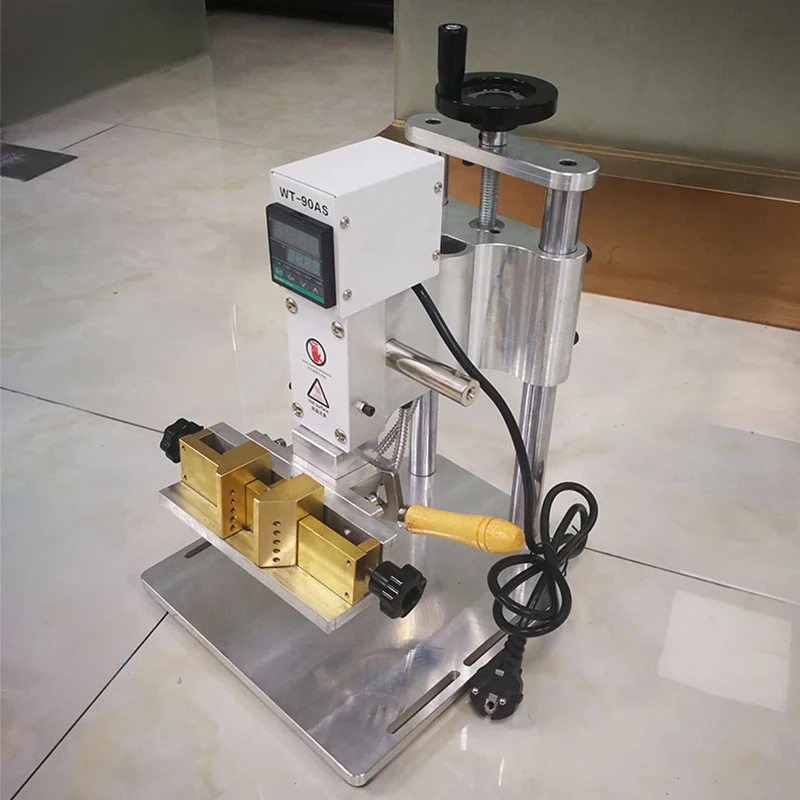 Bronzing Machine Hot Stamping Machine Manual Embossing Machine with Positioning Slider for PVC Leather  Paper Holder Bracket
