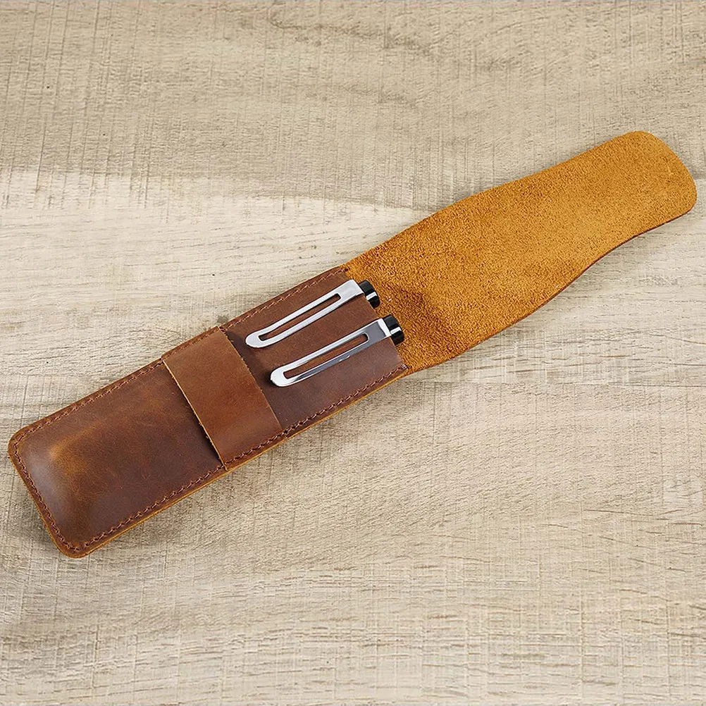 Classic Pencil Bag Vintage Retro Pen Holder Portable Pen Organizer for Drawing Storage Pencil Bag