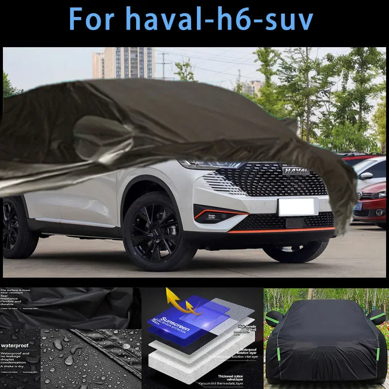 

For haval-h6-suv Outdoor Protection Full Car Covers Snow Cover Sunshade Waterproof Dustproof Exterior Car accessories