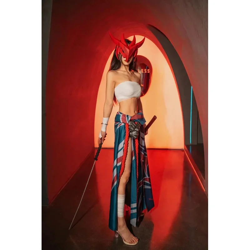 Kostum Cosplay Kulit Permainan L-o-L Unforgotten Yone Topeng Permainan Peran untuk Pria Wanita Seragam Halloween Karnaval Outfitss;3'v,6.h;8