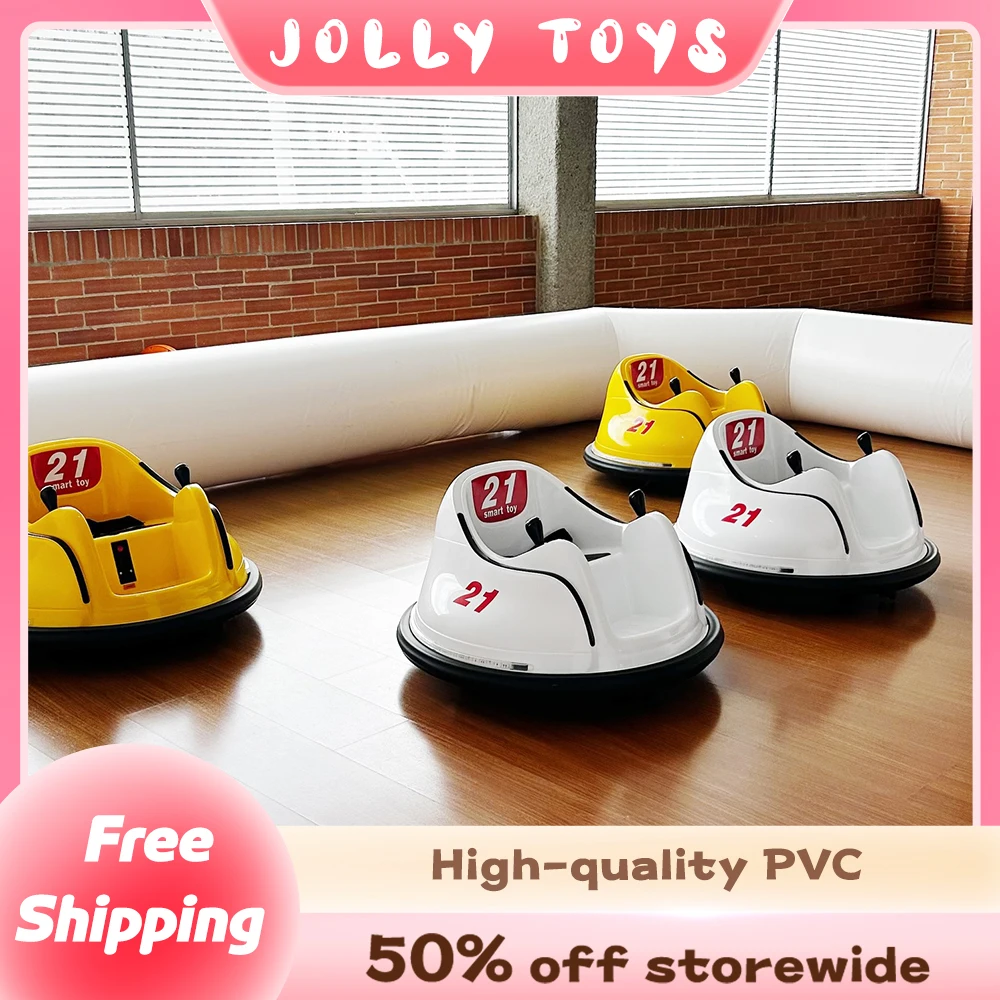 

Детский игровой набор: трасса для бампер-каров с дистанционным управлением, музыкой и светом, электрический гоночный трек