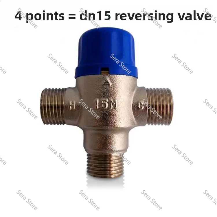 Brass Thermostatic Diverter Valve Solar Water Heater Auto Switch Valve  Gas Three Way Valve DN15 DN20 DN25 DN32