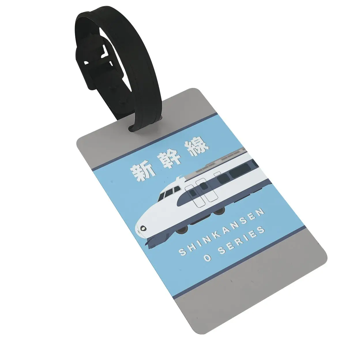 Japanese Shinkansen Bullet Trains Luggage Tags Suitcase Travel PVC Baggage Boarding Tag Portable Label Holder ID Name Address