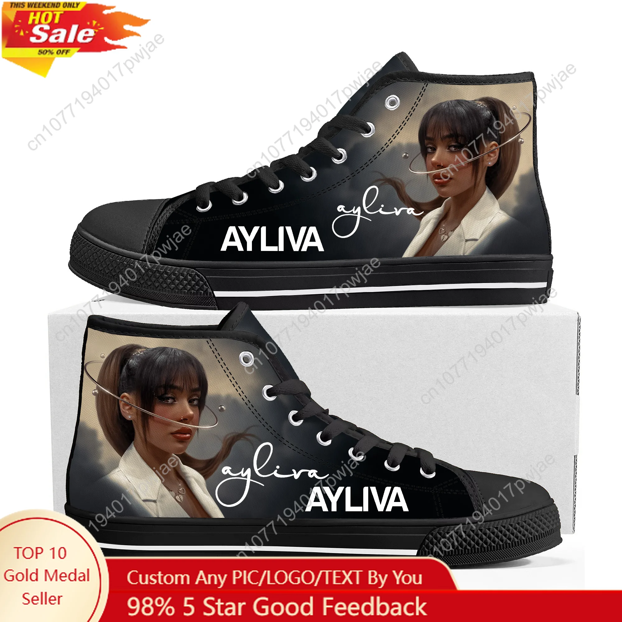 

Ayliva Schwarzes Herz Wunder High Top High Quality Sneakers Mens Womens Lightweight Canvas Sneaker Ghana Hiking Custom Shoes