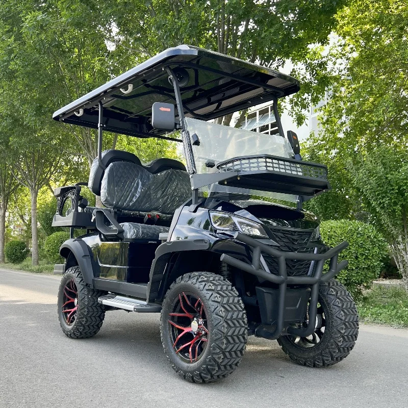 

Заводское 48 В 60 В 72 В 4-местное алюминиевое шасси свинцово-кислотное литиевое электрическое тележка для гольфа Клубный внедорожник