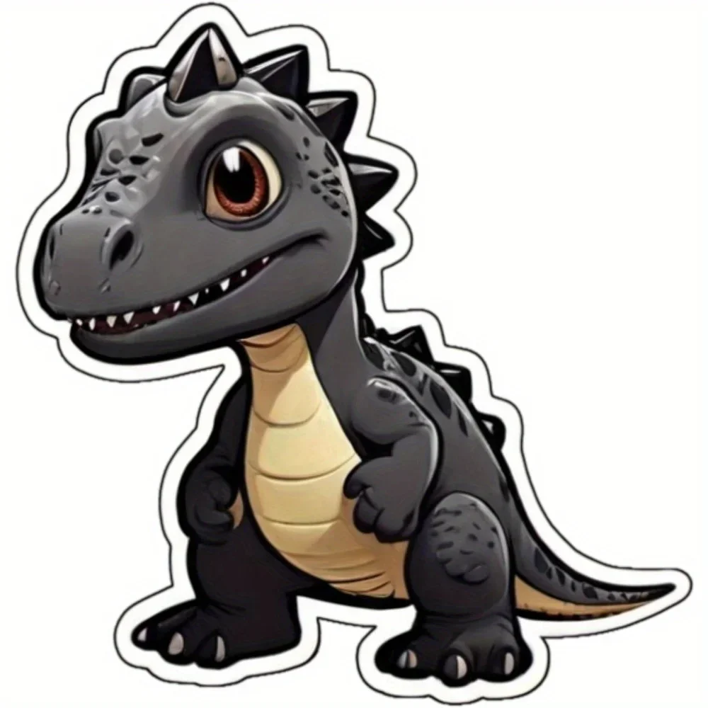 

4PCS/SET Lively Gray Dino Sticker, Waterproof, for Laptops, Water Bottles, Notebooks, Skateboards, Phone Cases...