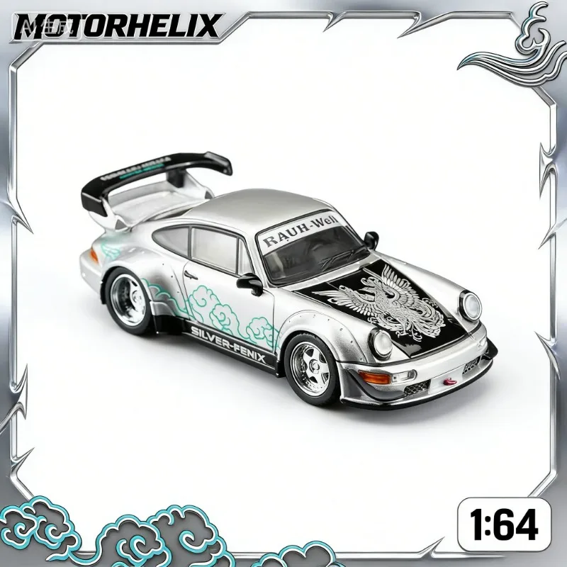 

Limited to the Shenzhen Kyushu Auto Show Ecological Expo venue, 1:64 MOTORHELIX, RWB 964, die-casting alloy car model.