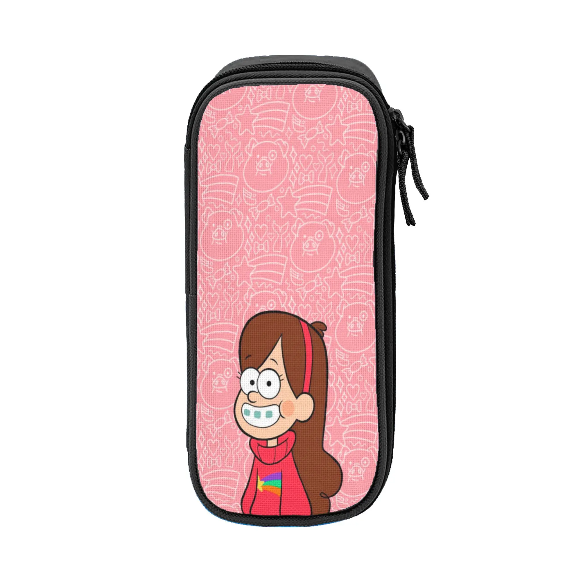 Creative Gravitys Falls Pencil Cases  Pencilcases Pen Box for Girls Boys Big Capacity Bag Students School Zipper Stationery