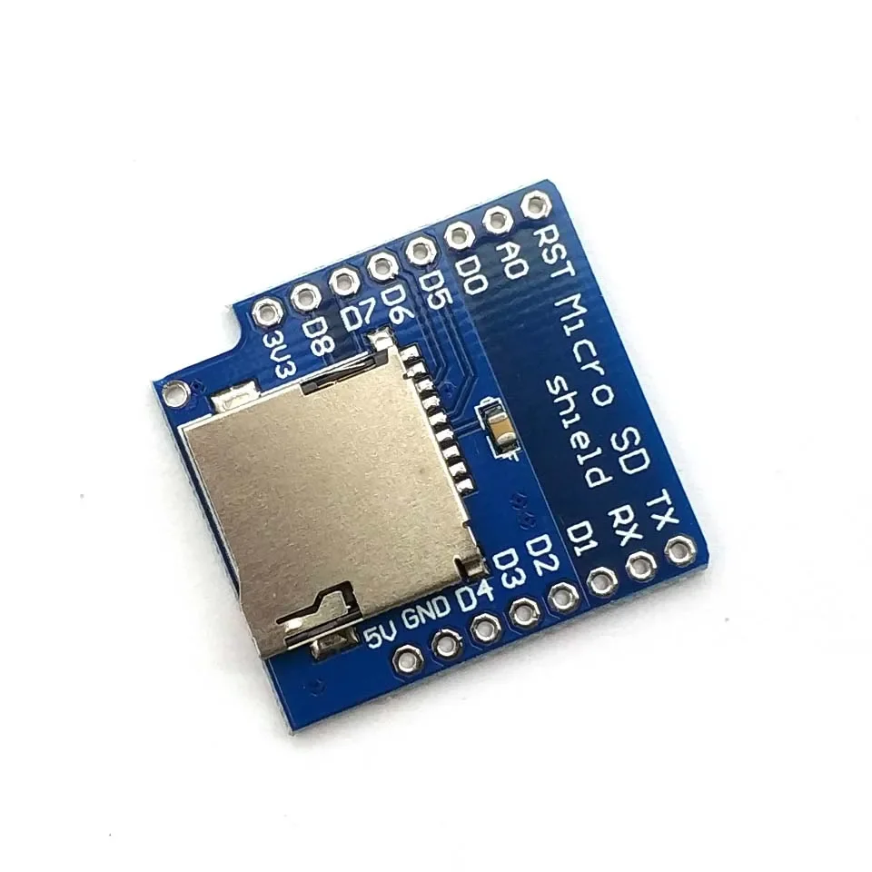 Micro SD Card Shield for WeMos D1 Mini TF WiFi ESP8266 Compatible SD Wireless Module for Uno for WeMos D1 Mini