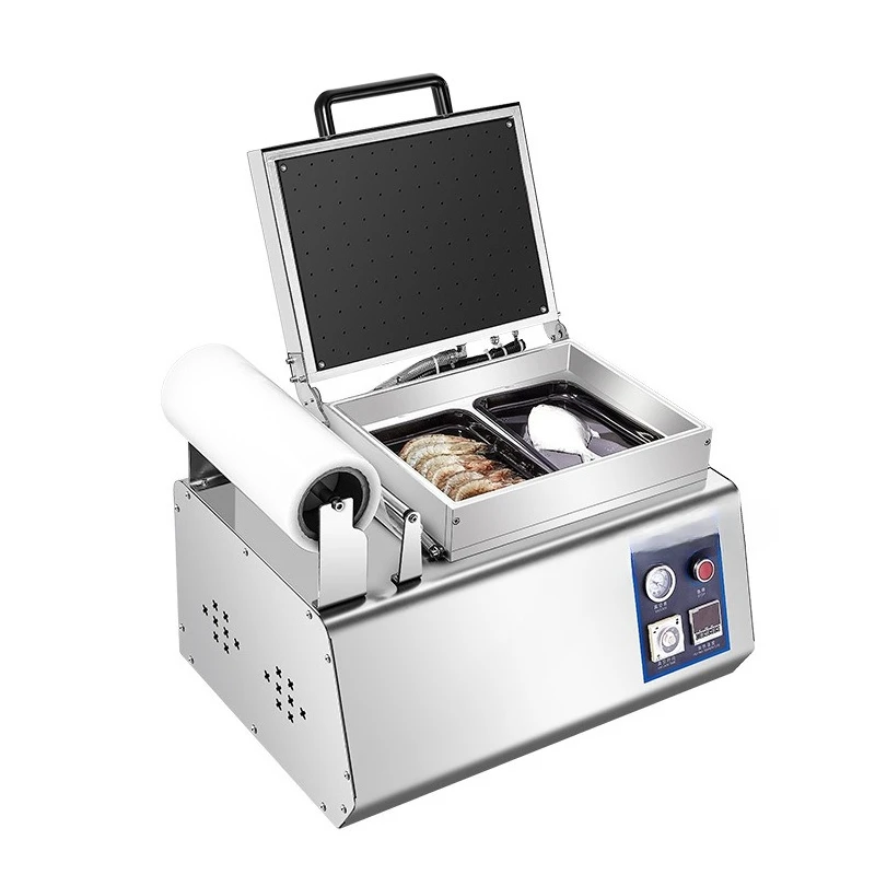 Salmon Seafood Shrimp Pork Fresh Packing and Sealing Laminating Machine