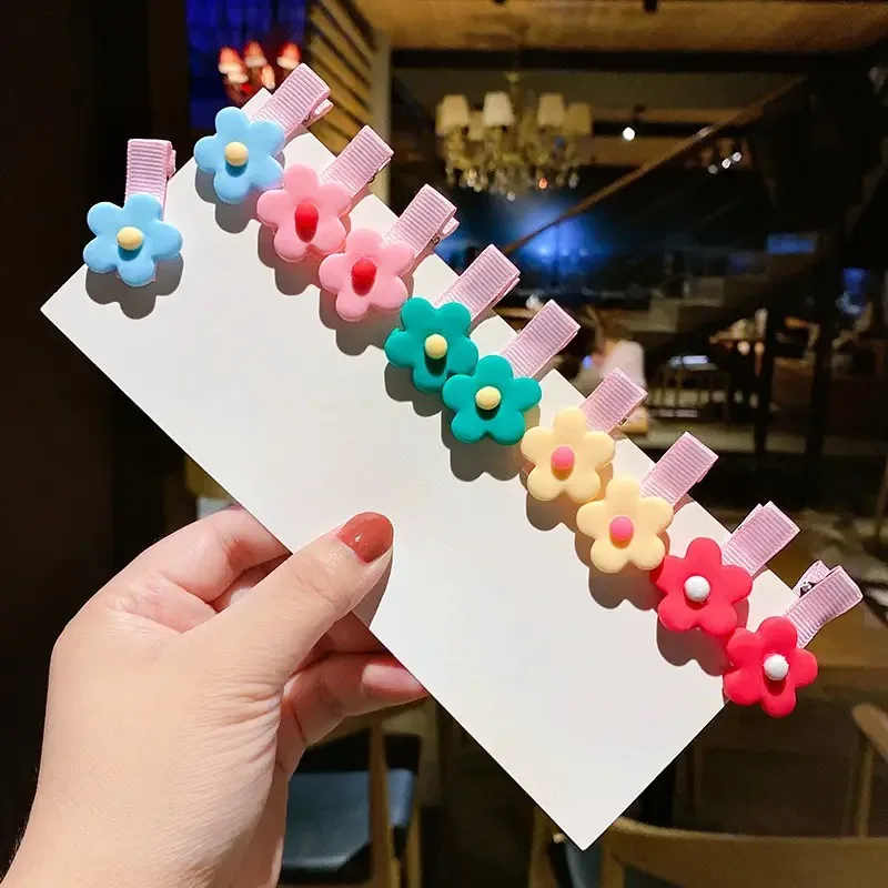 30PCS or 10PCS Hair Clips Girls Cute Cartoon color Hair Accessories Candy Color Style Hair Clips Toddler Hair Wear Headdress