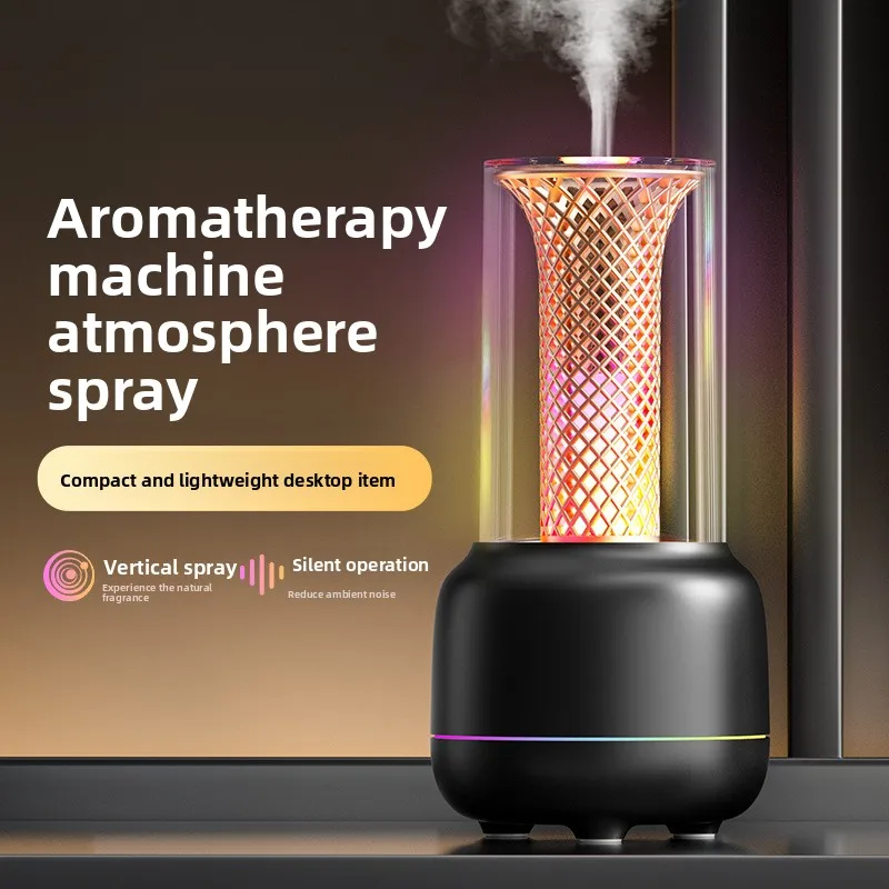 

Новинка 2025 года, лампа при свечах, аромадиффузор, увлажнитель воздуха для дома, спальни, настольный атмосферный ночник, диффузор