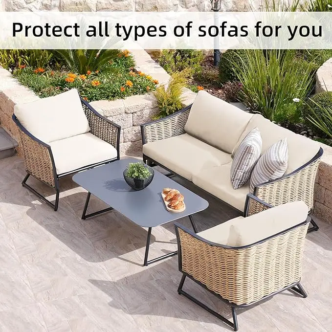 غطاء وسادة مقعد أريكة مرن لحماية الأثاث، غطاء أريكة للحيوانات الأليفة والأطفال، غطاء وسادة أريكة قابل للغسل، غرفة معيشة قابلة للإزالة