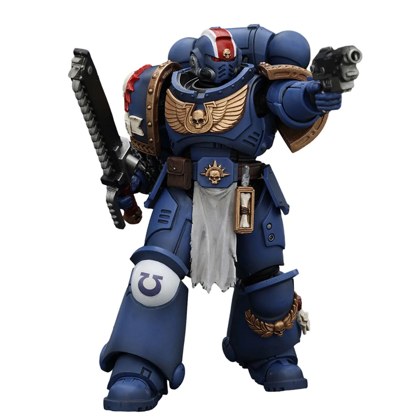 JOYTOY Dark Source Warhammer 40k المتطرفة المحارب JT00058 نائب ضابط تيتوس موبايل سولجر نموذج 1/18 نموذج اللعب لعبة محمولة