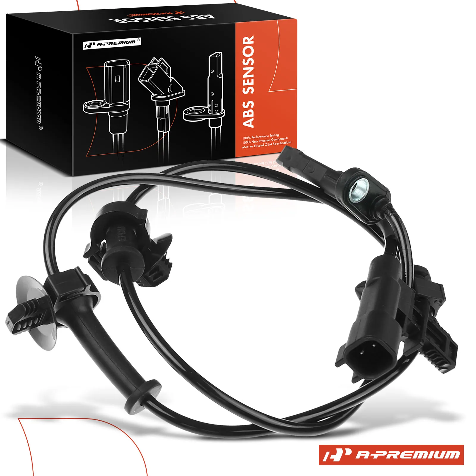 A-Premium Rear Driver or Passenger Side ABS Wheel Speed Sensor for Cadillac CTS 2014 2015 2016 2017 2018 2019 ATS