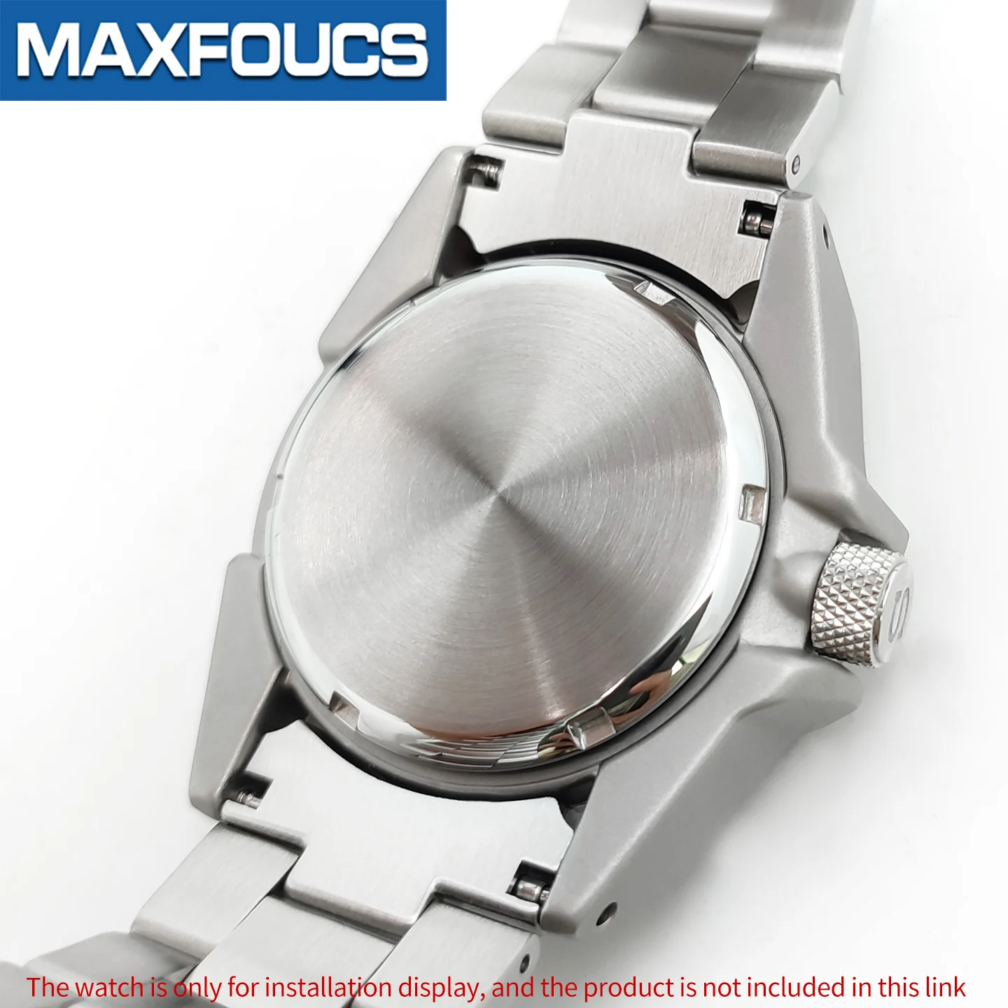 Samurai Stahlarmband MOD Passend für SKX Uhrengehäuse Gebürstetes Armband Doppelverschluss mit Druckknopf Uhrenteile Reparaturzubehör – Detail 11