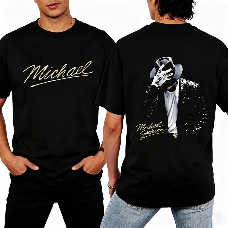 2026 Summer Fashion Trendy Unisex T-Shirt Michael Jackson King of Pop Graphic T-shirt Vintage 90s Styles T-Shirt Fan Gift
