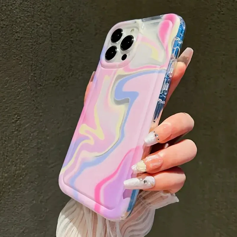 Case for Xiaomi 13T Pro Mi 14 13 12 11 Lite 5G NE 12T Poco X5 X3 F5 Pro 5G Oil Painting Clear Airbag Shockproof Soft Back Covers