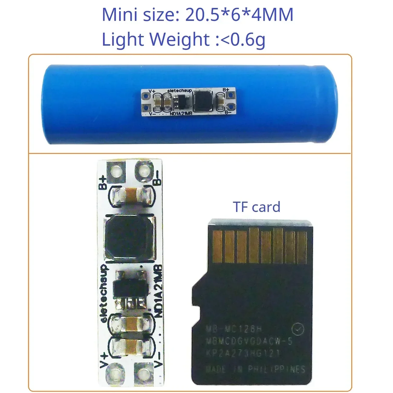 In-Out Shared Port Bidirectional 5V UPS Mini Board 3.7V 4.2V Lithium Battery Charge Discharge for Arduino ESP32 PI ESP8266 MCU