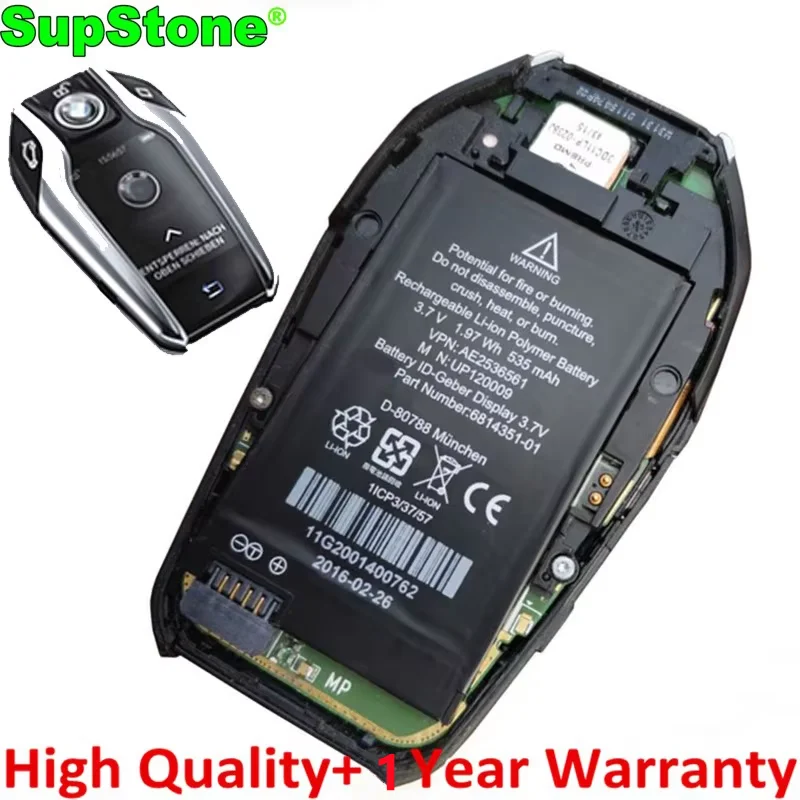 SupStone MKD35UP LCD del Telecomando Batteria Chiave Per BMW X3 X4 X5 X6 X7 530Le 730 740 745 760LI 9442976-01 6814351 1ICP3/37/57 D-80788